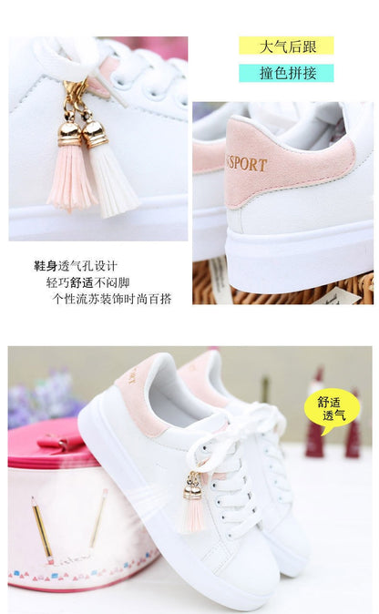 Women Sneaker Breathable Students Casual Shoes Sports for Girl Flat Mesh White Shoes Vulcanize Desginer 2024