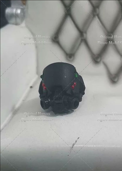 Em Estoque 1/12 Acessório de Cena de Soldado Máscara Preta Respirador Quadrado/Circular para Bonecos de Ação de 6 Polegadas Brinquedos