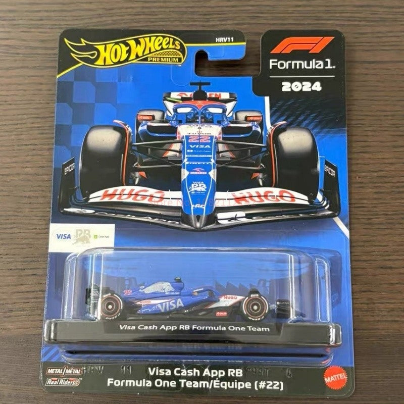 Original Hot Wheels Car Gold Label F1 Racing Model VISA Sauber Williams Fleet HRV11 1/64  Alloy Miniature Die-casting VehicleCar