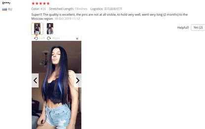 Todas as extensões de cabelo liso longo colorido peça de cabelo com clipe mecha de cabelo arco-íris rosa sintético em clipes