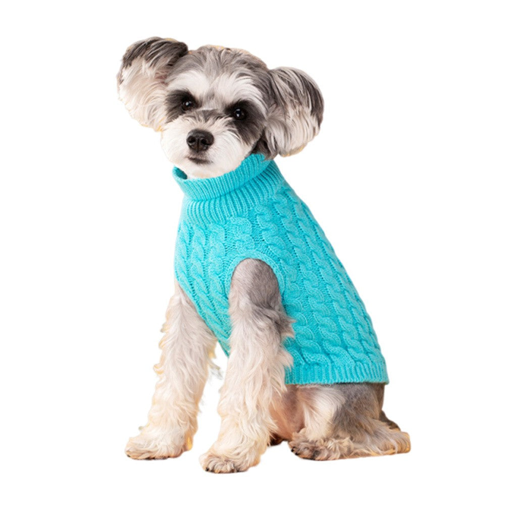 Suéter Clássico Liso para Cães Filhotes de Chihuahua, para Cães Pequenos, Roupa Quente de Inverno para Animais de Estimação, Pulôveres para Yorkshire Schnauzer Disfraz de Perro