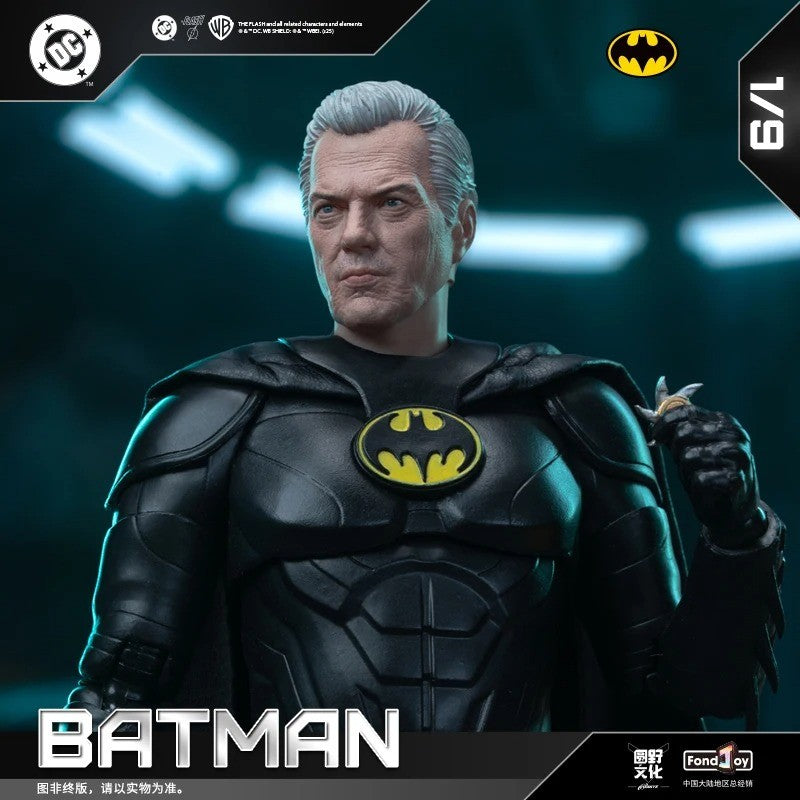 NOVO Boneco Original FondJoy Keaton Batman DC Liga da Justiça Figuras Detective Comics 1/9 BATMAN KEATON PVC Articulado Brinquedo Infantil