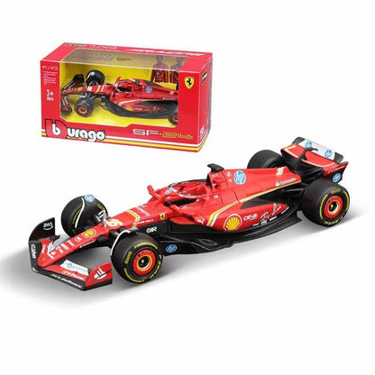 Bburago 1:43 2024 F1 Mclaren Mcl38 Grande Prêmio de Mônaco F1 Miniatura de Liga Fundida #4 #81 Lando Norris ? Presente de Brinquedo de Carro de F1