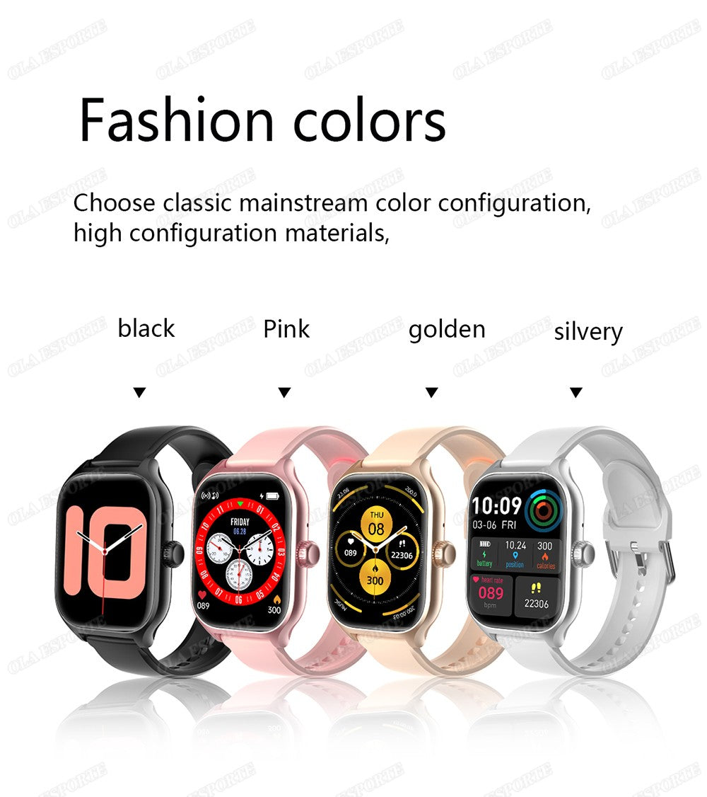 Smart Watch For Android IOS Watches 2.01inch HD Display Bluetooth Call Message Alert Music Sports Mode Smartwatch Men Women Gift