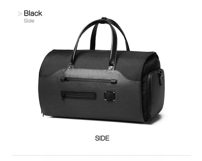 OZUKO Multifunction Men Suit Storage Travel Bag Large Capacity Luggage Handbag Male Waterproof Travel Duffel Bag Shoes Pocket