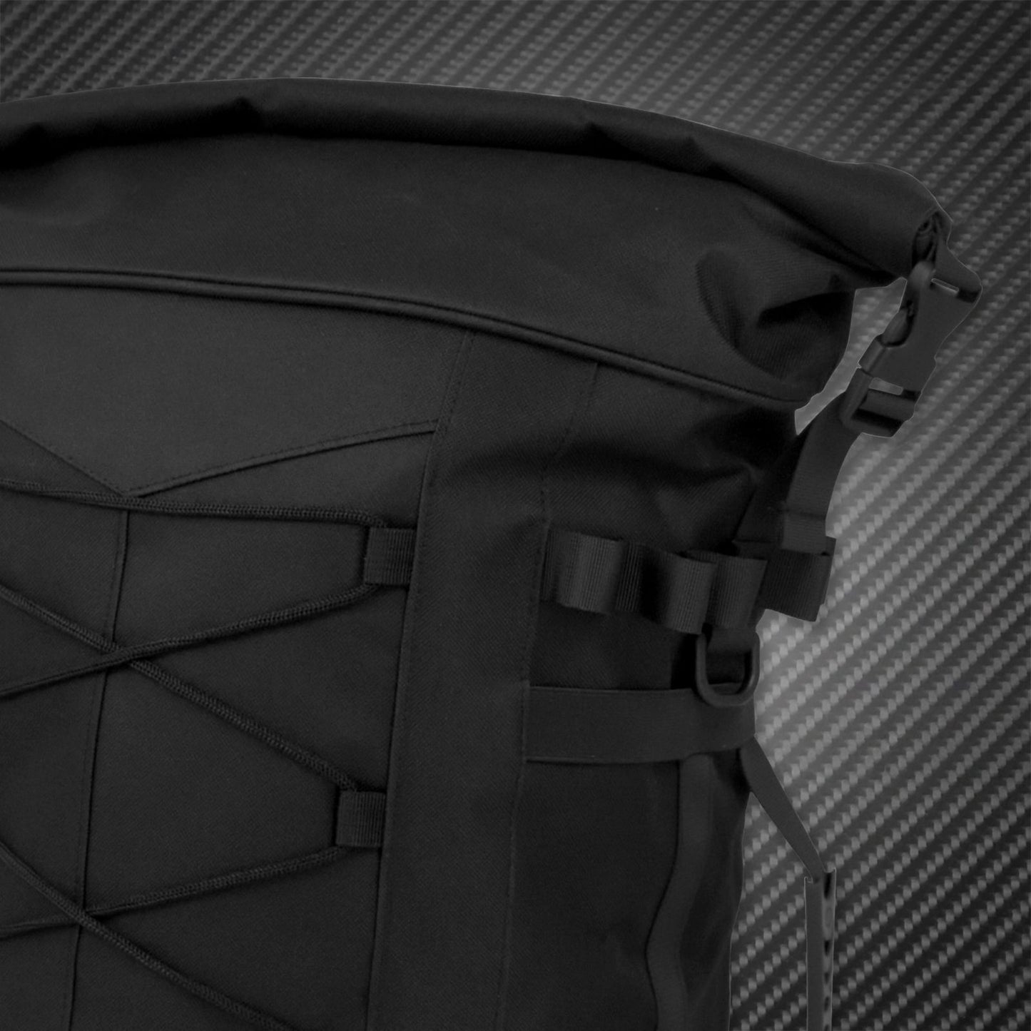 Mochila Universal para Motocicleta, Alforje, Sissy Bar, Encosto, Bolsa de Bagagem Traseira, Mochila Multifuncional para Exterior com Alças