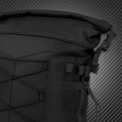 Mochila Universal para Motocicleta, Alforje, Sissy Bar, Encosto, Bolsa de Bagagem Traseira, Mochila Multifuncional para Exterior com Alças
