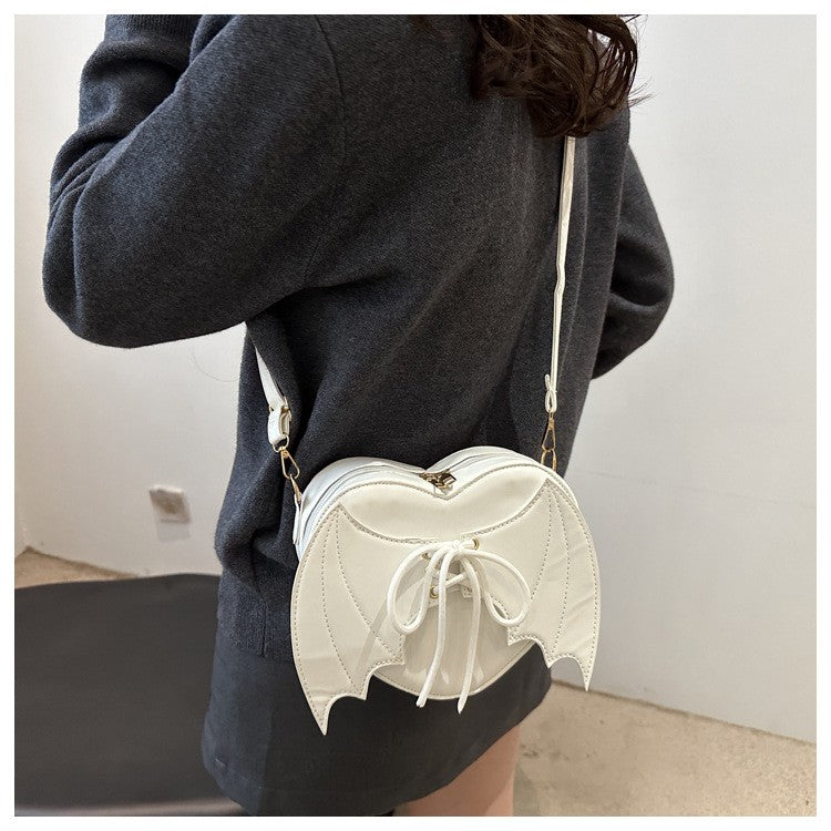 New trendy and personalized wing shoulder bag, versatile ins crossbody shaped bag New trendy and personalized wing shoulder bag,