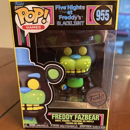 Funko Pop Mangle da Série Original Five Nights at Freddy's Boneco Articulado Withered Bonnie Modelo Freddy Edição Limitada Brinquedos de Presente