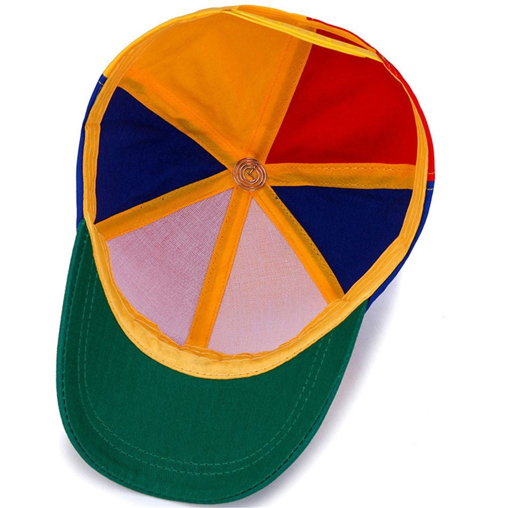 Rainbow Bamboo Dragonfly Baseball Cap Funny Helicopter Propeller Adventure Hat Firefly Cap Snapback Hat For Adult Kids Boy Girl