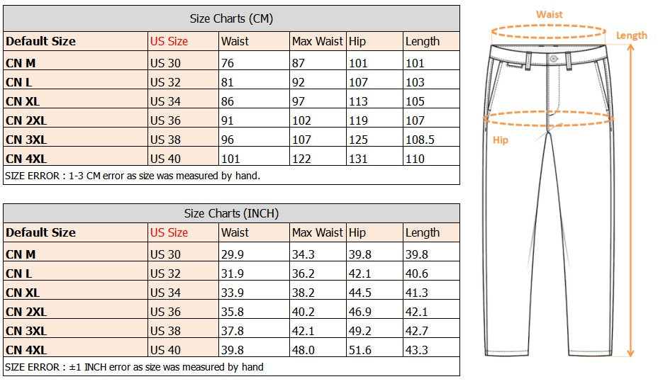 TACVASEN Mens Lightweight Hiking Pants Waterproof Ripstop Lightweight Breathable Stretch Work Tactical Outdoor Trousers 8 Pocket