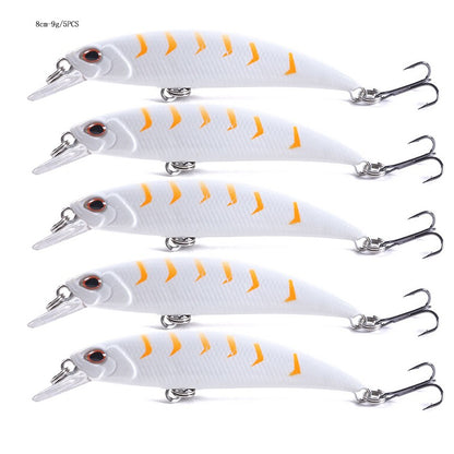 HENGJIA Jerkbait Sinking Wobblers Iscas de Pesca 8cm-9g Truta Artificial Plástico Rígido Isca Crankbait Pesca de Baixo