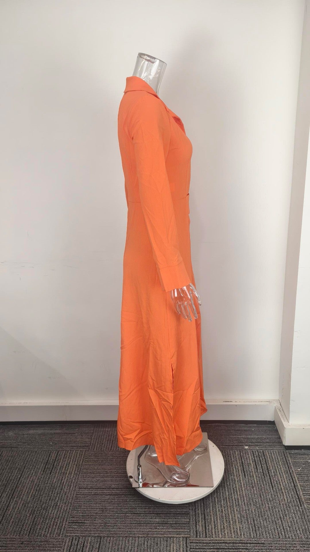 Fashion Spring Overalls Sundress Women 2025 Autumn Dress Casual Elegant longSleeve Baggy Work Vestidos Kaftan Maxi Long Dress