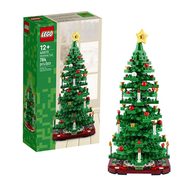 Lego 40573 Árvore de Natal 40611 O Ano do Dragão Brinquedos de montar quebra-cabeça infantil Presente de Natal