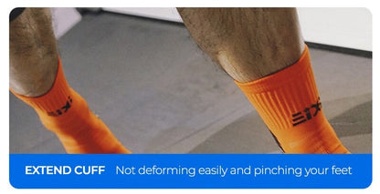 Deodorant Nano Copper Sports Socks for Men Antibacterial Basketball Climbing Sock Summer Compression MTB Cycling Bicycle Running