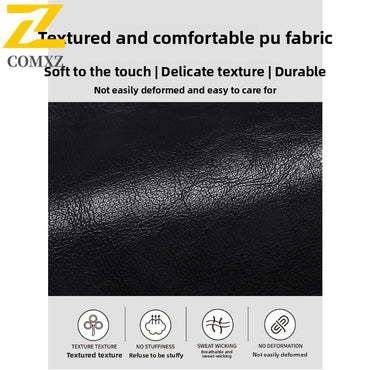 New Mid-length Men's Leather Jacket Spring and Autumn Fashion Functional Lapel PU Jacket Retro Men's Motorcycle Leather Jacket