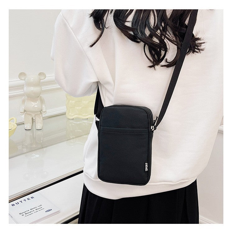 New Fashion Mobile Phone Bag Women's Messenger Bag All-match Mini Small Crossbody Bag Hanging Neck Coin Purse Vertical Handbag
