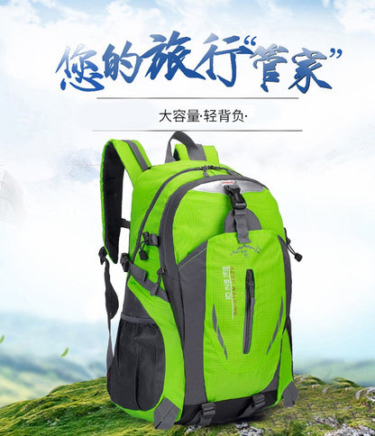 New Camping Backpack 40 Liters Large Capacity Travel Canvas Bag Outdoor Mountaineering Hiking Travel Bag