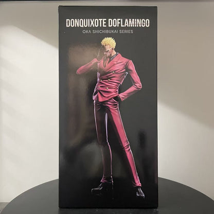 Estátua Anime Donquixote Doflamingo Terno Coringa One Piece Decoração de Mesa de Guerreiro GK Presente para Meninos Colecionadores