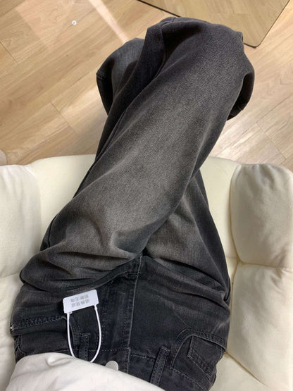 High Waist Wide Leg Jeans Women's Design Sensation Small ence plus Size Loose Drapey Floor-Length Pants Deep Blue