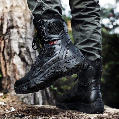 Botas de Segurança Masculinas Impermeáveis para Exteriores com Bico de Aço, Botas de Trabalho Masculinas Antiesmagamento com Bico de Aço, Tamanho 47