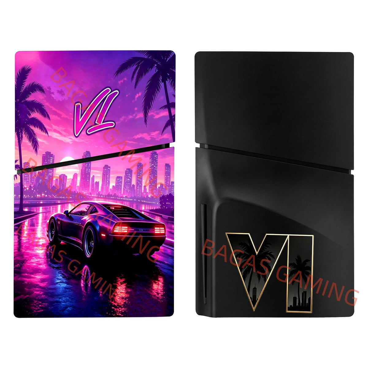Limited 30th Anniversary Premium ABS Hard Case Replacement Faceplate with Logo Skin&30th Sticker Panels For PS5 Slim Console