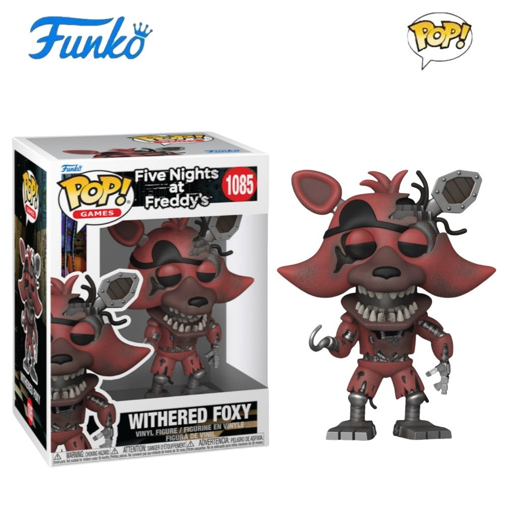 Funko Pop Mangle da Série Original Five Nights at Freddy's Boneco Articulado Withered Bonnie Modelo Freddy Edição Limitada Brinquedos de Presente