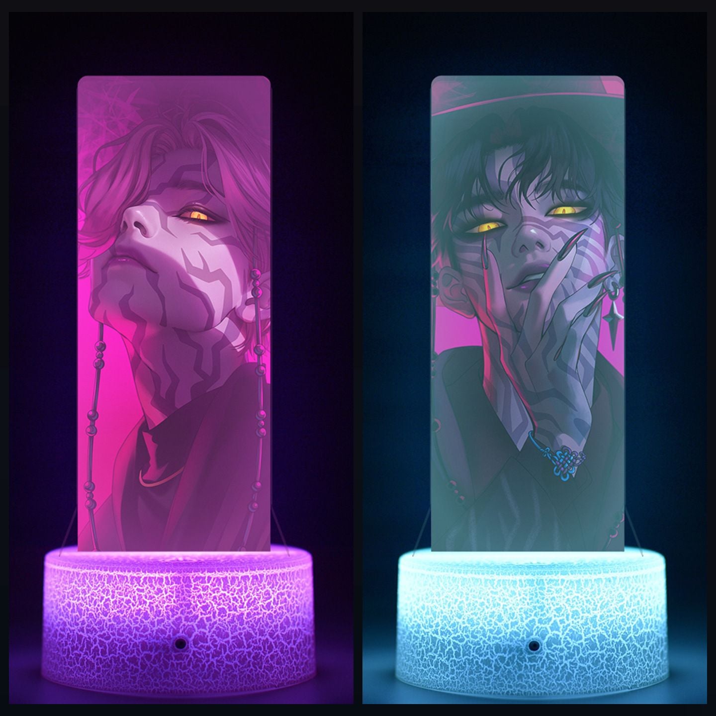 KPop K-POP Demon Hunters Kawaii Zoe Rumi Mira Saja Boys Superstar Monochrome Light Remote Control 16 Color Light Night Light