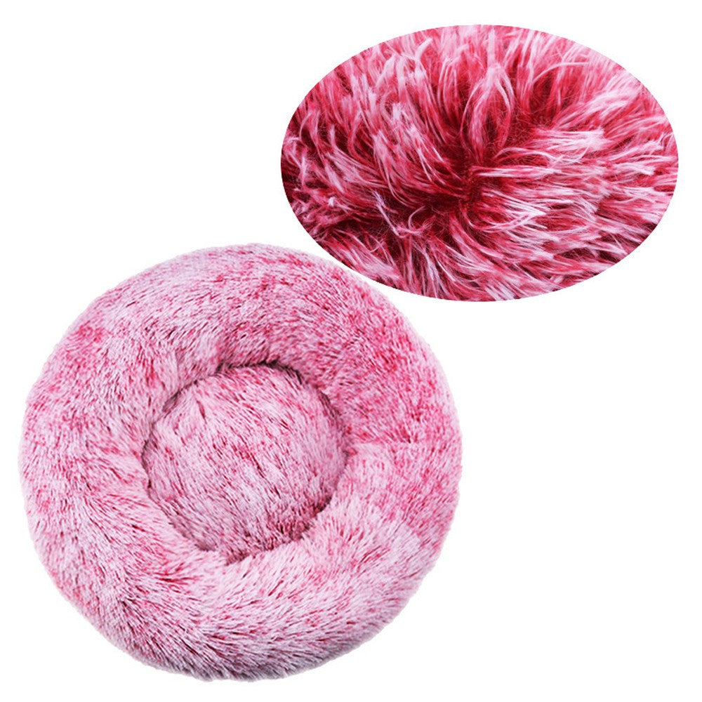 Cama Redonda para Cães, Cama Quente de Inverno para Gatos, Cesto de Pelúcia para Cães, Cama Lavável para Pequenos, Médios e Grandes Cães, Sofá para Gatos