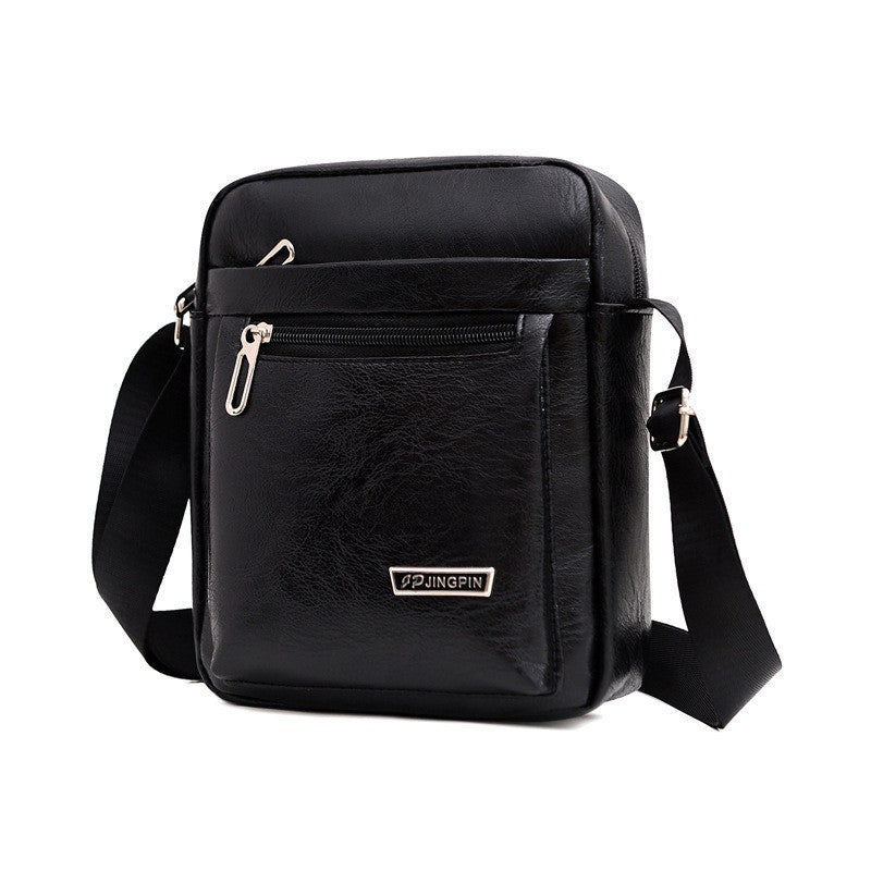 Men's PU Leather Crossbody Shoulder Bags High quality Tote Fashion Business Man Messenger Bag  Leather Bags fanny pack