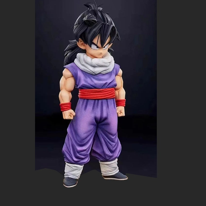 28cm Anime Dragon Ball Kids Krillin Son Gohan Trunks PVC Action Figures Model Collection Desktop Decoration Toys Kids Gifts