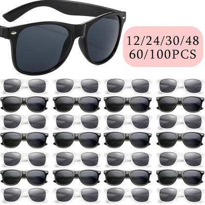 Square sunglasses Bride and groom Shower Bridesmaid Gifts Wedding Supplies Bachelorette Party Gift Rice nail sunglasses