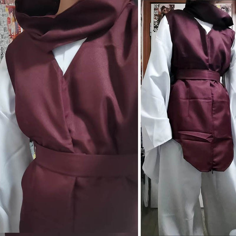 Anime Choso Cosplay Costume with Vest Neck Gaiter Belt White Elastic Pants Halloween Choso Kimono Outfits for Comic Con