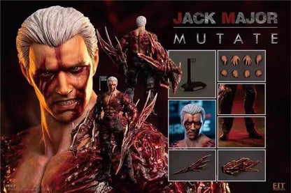 BY-ART 1/12 Resident Evil Jack Krauser Jack Krauser Action Figure BY-G04 Toy Collection Gift In Stock
