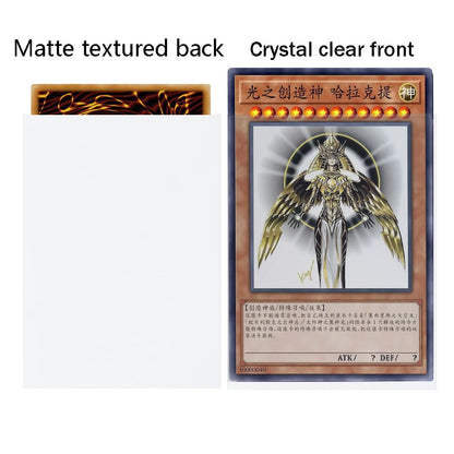 100 Unidades Protetores de Carta Tamanho Japonês 62×89mm para Cards de YGO Capa Fosca para Cartas Esportivas
