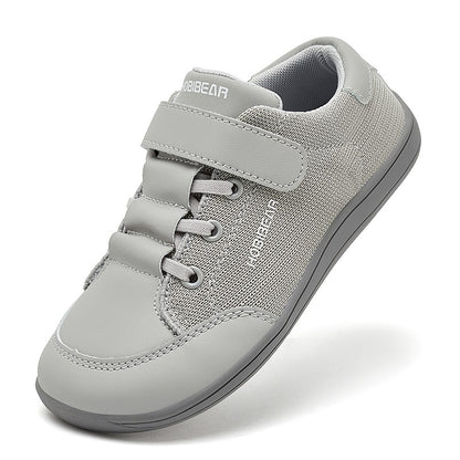 HOBIBEAR Mesh Barefoot Shoes Boys Girls Wide Toe Sneaker Zero Drop Walking Shoes(Toddler Little Big Kid)