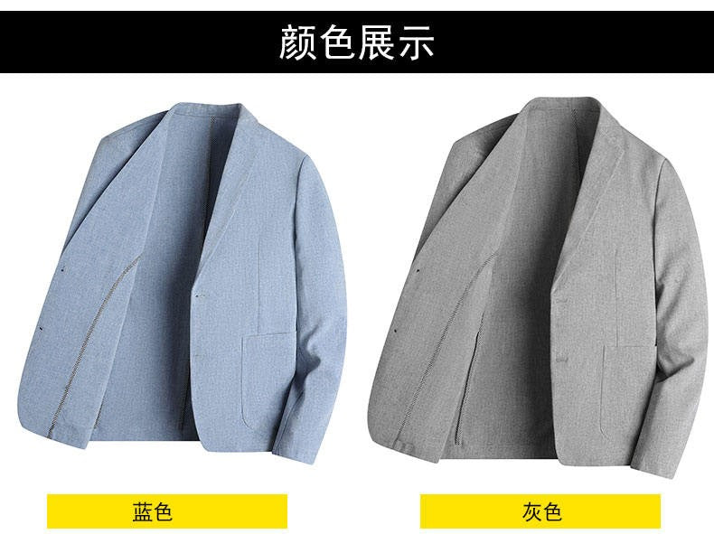 2024 Summer Ice Silk Blazers Elasticity Men's Thin Windbreak Classic Solid Color Casual Business Suit Jackets Office Social Coat