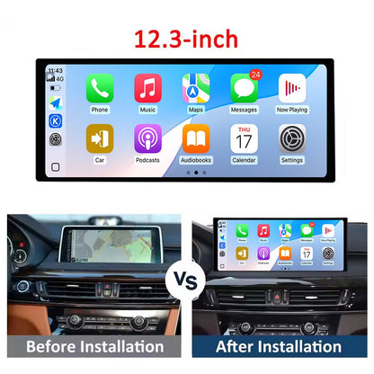 Para BMW X5 F15 X6 F16 2014 - 2018 Sistema NBT/EVO Rádio Automotivo Multimídia Player Android 14 GPS Navegação 4G BT Carplay Auto Ferramentas