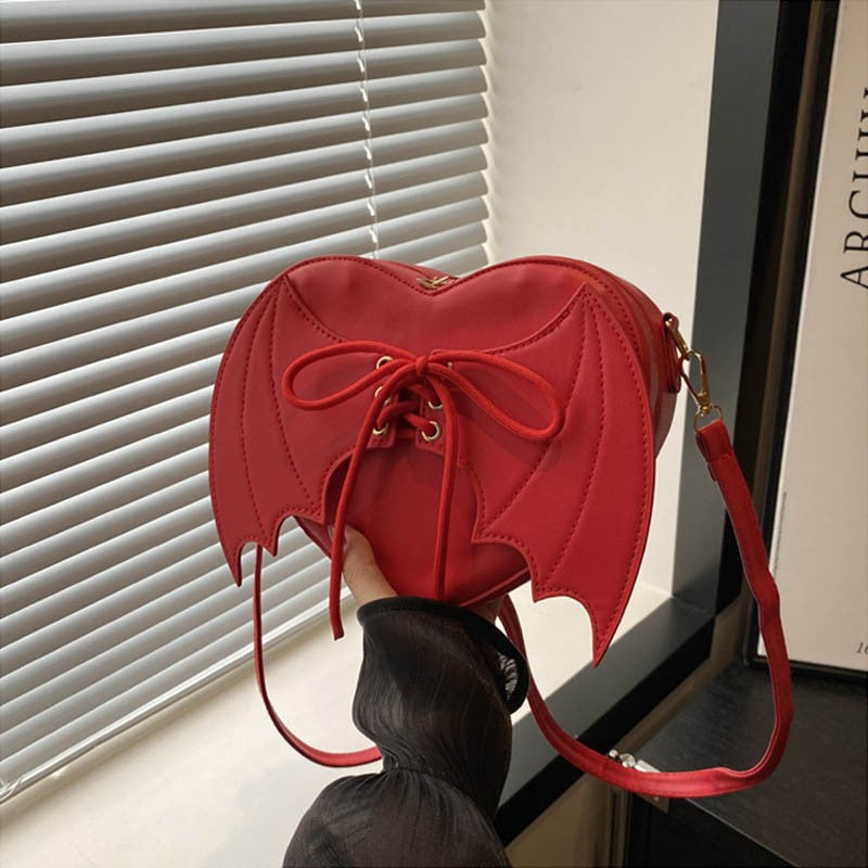 New trendy and personalized wing shoulder bag, versatile ins crossbody shaped bag New trendy and personalized wing shoulder bag,
