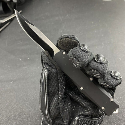 Canivete Dobrável de Bolso All Black A07 Multiferramenta de Sobrevivência para Atividades ao Ar Livre Portátil para Caça Autodefesa Tática Faca de Mão EDC