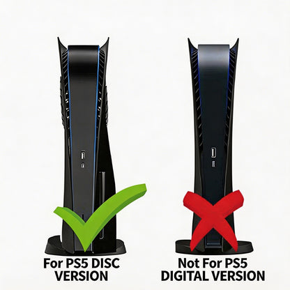 For PS5 Console Disc Edition Replacement Faceplate Protective Shell Panel with Cooling Vents Cover For Playstion 5 Disc Version