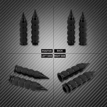 Manoplas de Guidão de Moto 1" 25mm Universal Para Harley Sportster XL1200 Touring Street Glide FLHR Dyna FXDL FLS