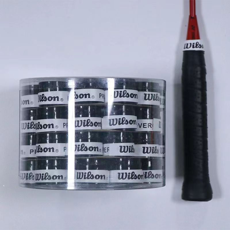 15/30/60/120PCS Wilson Tennis Overgrip PU Tennis Racket Sweat Band Absorption Grip Badminton Racket Handle Grip Tennis Griptape