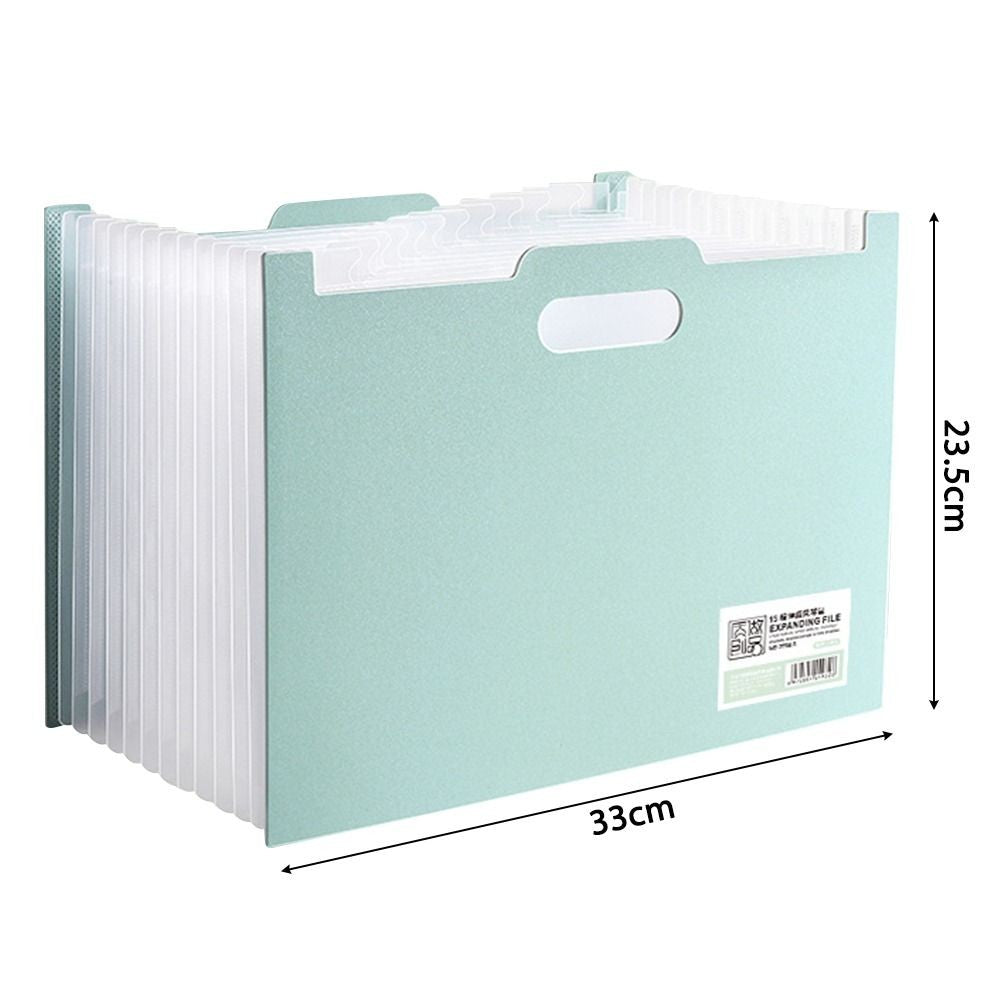 Office School Supplies Vertical Organ Pack New With Classification Stationery Multilayer File Folders Plastic A4 Paper Holder