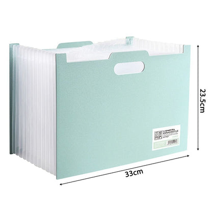 Office School Supplies Vertical Organ Pack New With Classification Stationery Multilayer File Folders Plastic A4 Paper Holder