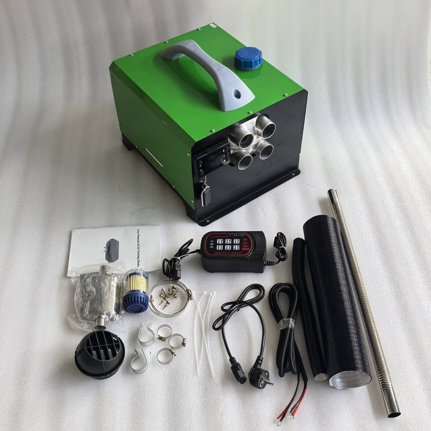 Built-in Battery Car diesel Heating Unit Air Conditioning 12V24V Parking diesel Heater 5Kw