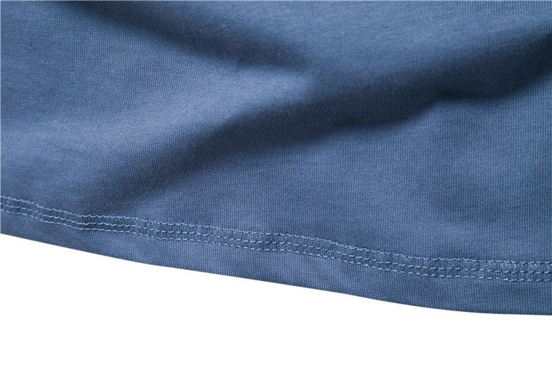 AIOPESON Men's Long Sleeve Button Down T-Shirts Autumn Henley Collar Casual High Quality 100% Cotton Crew Neck Mens T Shirts