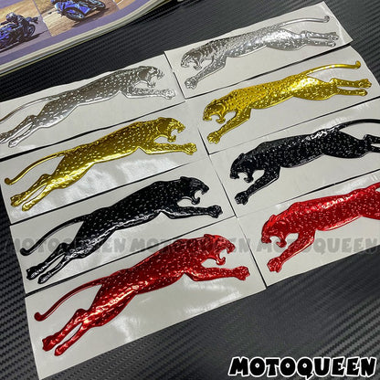 Adesivos de Decoração de Tanque de Combustível 3D com Emblema de Etiqueta Estilo Carro de Motocicleta Leopard para Kawasaki Harley BMW Suzuki