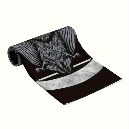 Extra Large Quick-Dry Bat Beach Towel - Sandproof & Stylish, Ideal for Travel, Yoga, Pool,