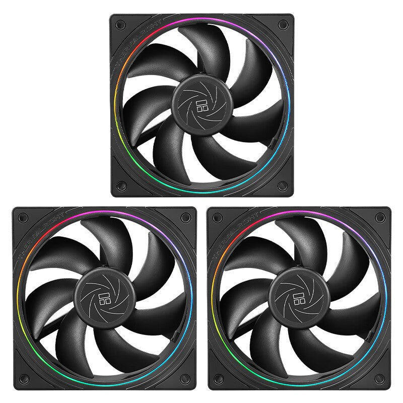 Thermalright TL-S12 120mm HALO Cooling Fan 5V 3PIN ARGB Fan pc gamer 360° exquisite light effect computer Case Fan ventilador